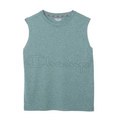 チャンピオン Champion  SLEEVELESS T-SHIRT MENS SPORTS ウェア(メンズ) (C3-DS313) 〇4、(549)ヘザーグリーン
