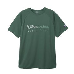 チャンピオン Champion  SHORT SLEEVE T-SHIRT BASKETBALL ウェア(メンズ･ユニ) (C3-DB322) 〇3、(560)モスグリーン
