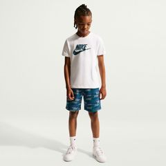 NIKE(ナイキ) ナイキ YTH NSW クラブ AOP FILL S/S Tシャツ マルチアスレ ウェア Ｔシャツ IO1968 〇、(100)ホワイト