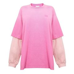ガニー レディース トップス Tシャツ Ganni Double Tee Ld61 Chalk Pink チョーク