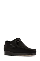 クラークス レディース シューズ サンダル Clarks Originals Wallabee Chukka Women BLACK BLACK SUEDE ブラック