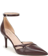 ナチュライザー レディース シューズ ヒール アンクル レザー Naturalizer Bliss Leather Pointed Toe Ankle Strap Dress Pumpsmoky Sa