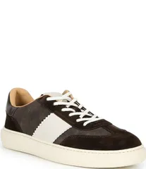 スティーブ マデン メンズ シューズ スニーカー スエード レザー Steve Madden Mens Dellum Retro Suede and Leather Sneakers Dark Bro