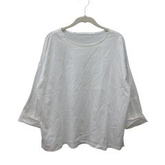 ロペピクニック ROPE Picnic Tシャツ カットソー ボートネック 七分袖 38 白 ホワイト /MS