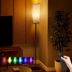 OTANBER フロアライト 間接照明 RGB LEDフロアランプ 無段階調光調色 リモコン・アプリ対応 スタンドライト インテリア照明★m