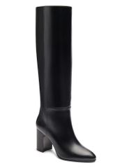 スチュアート ワイツマン レディース シューズ ブーツ・レインブーツ レザー Stuart Weitzman Womens Mulberry Leather Knee High Boots Black