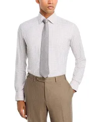 ボス メンズ トップス シャツ スリムフィット BOSS Performance Stretcheck Slim Fit Dresshirt Medium Beige ベージュ