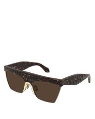 アライア レディース アクセサリー サングラス・アイウェア Alaia Shield Sunglasses 62mm Havana