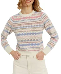 チンティアンドパーカー レディース アウター ニット・セーター ウール Chinti Parker Womens WoolCashmere Winter Fair Isle Pullover Swea