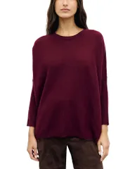ジェラルド・ダレル レディース アウター ニット・セーター リブ Gerardarel Reta Cashmere Ribbed Sleeve Sweateredwine
