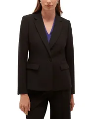 ホッブスロンドン レディース アウター ジャケット・ブルゾン HOBBS LONDONia Bi Stretch Single Breasted Jacket Black ブラック