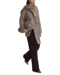 レイス レディース アウター コート ウール REISS Lori Wool Blend Collarless Coataupe Neutral トープ