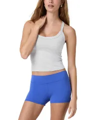 ビュオーリ レディース トップス タンクトップ Vuori Halo Cross Back Tank Pale Grey Heather グレー