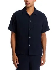 フレーム メンズ トップス シャツ FRAME Open Weave Shirt Dark Navy ネイビー