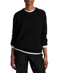 ヴィンス レディース アウター ニット・セーター クルーネック Vince Boiled Cashmere Crewneck Sweater Black ブラック