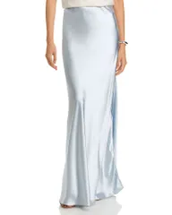 ファビアナ フィリッピ レディース ボトムスカート サテン マキシ Fabiana Filippi Satin Cami Top Satin Maxi Skirt Acqua