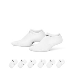 NIKE(ナイキ) ナイキ YA EVERYDAY CUSH 6P ノーショウ ソックス マルチアスレ ウェア ソックス SX6911 〇、(100)ホワイト
