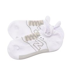 newbalance(ニューバランス) スニーカー柄パイルソックス スポーツスタイル ウェア ソックス LAS35701 〇、(WT)ホワイト