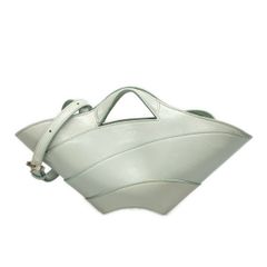 ALAIA(アライア) ショルダーバッグ カイマ AA1S06040CA212 ライトブルー 2way レザー