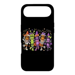 新学期の先生のためのかわいいハロウィンのクレヨンキャラクター スマホケース iPhone Air 用