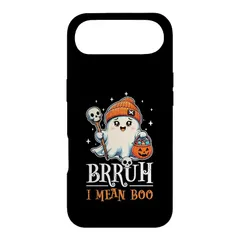 Brrruh I Mean Boo Ghost パンプキン トリック オア トリート ハロウィン スマホケース iPhone Air 用