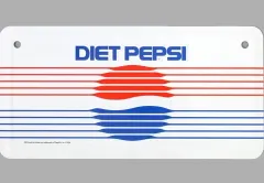 【中古】金属製ボード・プレート DIET PEPSI ロゴ インテリアプレート 「ドリーミーくじ PEPSI」 D賞