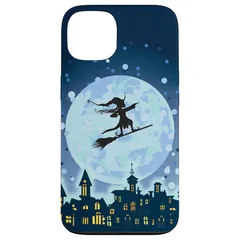 ハロウィンケース 魔女ほうき パンプキン ハロウィン愛好家ギフト スマホケース iPhone 13 用
