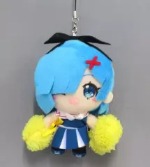 【中古】ぬいぐるみマスコット・ぬいぐるみバッジ レム(リボン黒色) チアリーダーimage ぬいぐるみマスコット 「Re：ゼロから始める異世界生活」