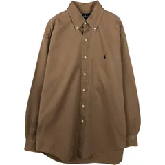 古着 ラルフローレン Ralph Lauren BLAKE 長袖 ボタンダウンシャツ メンズM相当/eaa605095
