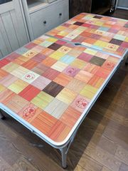 Coleman  ナチュラルモザイクリビングテーブル 120 プラス コールマン