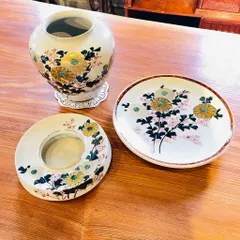 【リユース】 花瓶＆プレート / 未使用,箱あり