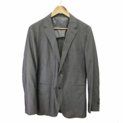 ユナイテッドアローズ UNITED ARROWS テーラードジャケット 上着 XL グレー 背抜き 無地 長袖 シングルブレスト /NP ■GY70