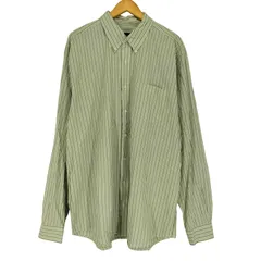 エディーバウアー Eddie Bauer ボタンダウンロングスリーブストライプシャツ メンズ  TXL