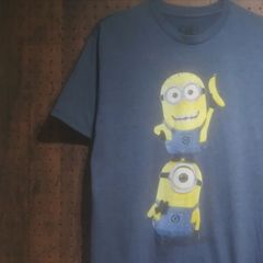 DESPICABLE ME MINION MADE ミニオンズ　ボブ　スチュアート　プリントTシャツ　サイズＬ