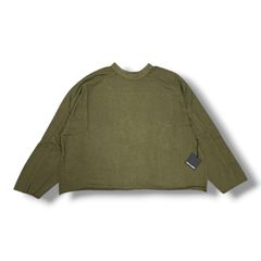参考上代22800円 未使用 entire studios 25AW HEAVY LS TEE ヘビー長袖Tシャツ カットソー エンタイアスタジオ ES2486 ミリタリー XS （3251MG）