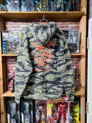 【US古着】INDEPENDENT Tiger Camo Pullover Hoodie | インディペンデント タイガー カモ柄 プルオーバー パーカー