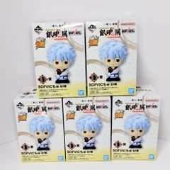 BANDAI SPIRITS 一番くじ 銀魂 生誕20周年記念 銀魂展 〜はたちのつどい〜 D賞 SOFVICちゅ 全5種 坂田銀時 志村新八 神楽 沖田総悟 土方十四郎