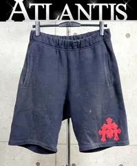 CHROME HEARTS 新宿店 クロムハーツ Y NOT 3セメタリー クロスパッチ ショートパンツ メンズ size:XS ネイビー 31961