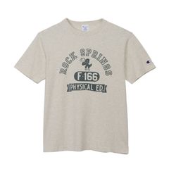 チャンピオン Champion  SHORT SLEEVE T-SHIRT BASIC ウェア(メンズ･ユニ) (C3-D347) 〇2、(810)オートミール