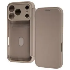 【新品・2営業日で発送】レイ・アウト iPhone 18 Pro ／ 17 Pro ／ CLフリップケース マグネット ／ ベージュ(RT-P58LCC／BE)