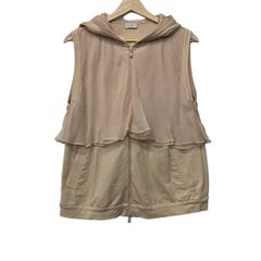 BRUNELLO CUCINELLI(ブルネロクチネリ) パーカー サイズL レディース ピンクベージュ