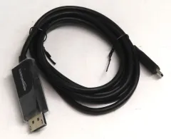 【中古】PCハード DisplayPort to USB-C変換ケーブル 1.8m(箱説無し/メーカー不詳品)