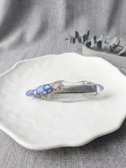 海の欠片ヘアクリップ【Blue】
