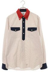 タカヒロミヤシタザソロイスト ×ジェイプレス J.PRESS sjs.0003 ダブルポケットプルオーバー長袖シャツ メンズ M