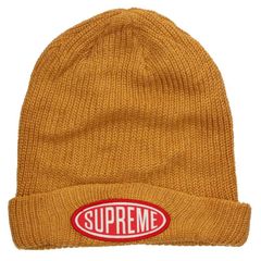 シュプリーム  18AW  Oval Patch Beanie オーバルパッチ帽子 メンズ