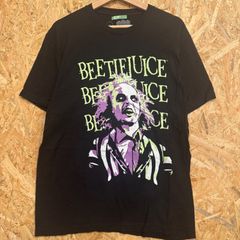 【ビートルジュース】ムービー Tシャツ L ブラック BEETLEJUICE 映画 ムービーT キャラクター COTTON USA メキシコ製 海外古着