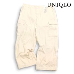 未使用★ UNIQLO ユニクロ 通年★ ワイド ストレート カーゴ パンツ 大きいサイズ 特大 Sz.3XL メンズ