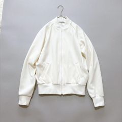꼼데가르송 ジャージー ジップブルゾン トラックジャケット L 白 日本製