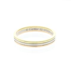 カルティエ(Cartier) ヴァンドーム リング K18イエローゴールド(K18YG),K18ピンクゴールド(K18PG),K18ホワイトゴールド(K18WG) ファッション 無し バンドリング ゴールド