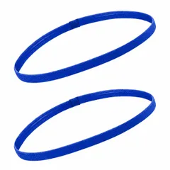 COMFORTIS ヘアバンド メンズ レディース スポーツ サッカー 汗止め ヘアゴム 髪留め 2個セット (ブルー（2個セット）)【製品保証1年間】 [ブルー（2個セット）]